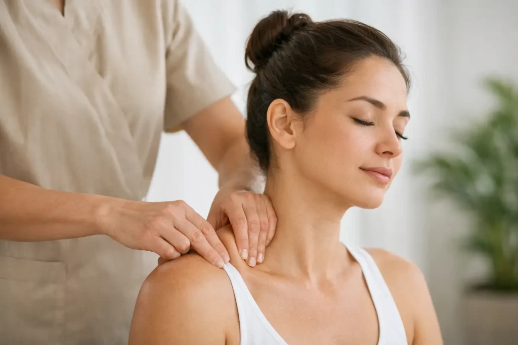 How Shiatsu Helps Shoulder Tension
